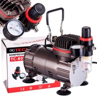TC TECHNIC bezuljni tihi kompresor za airbrush AS802, 1/8"